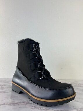 JBU By Jambu Women's Maldive Weather Ready Faux Fur Boots Black Size 7